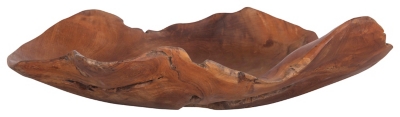 Storied Home Teak Wood Bowl, , large