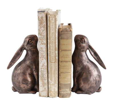 Storied Home Rabbit Bookends (Set of 2), , large