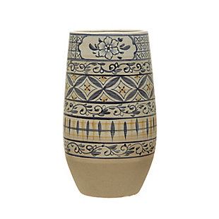 Storied Home Painted Design Vase, , large