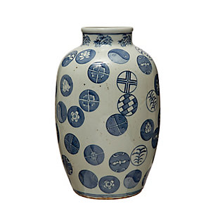 Storied Home Painted Symbols Vase, , large