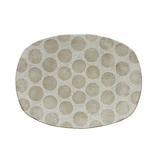 Storied Home Platter with Wax Relief Dots, , large