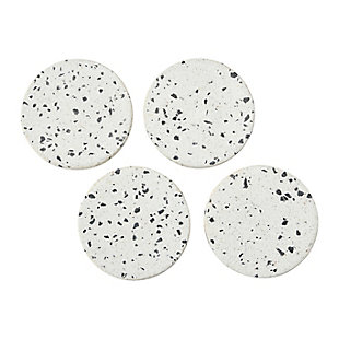 Storied Home Round Terrazzo Coasters (Set of 4), , large