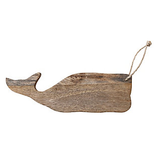 Storied Home Whale Shaped Serving Board, , large