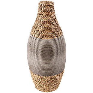 Bayberry Lane Wrapped Vase with Layered Paneling, , large