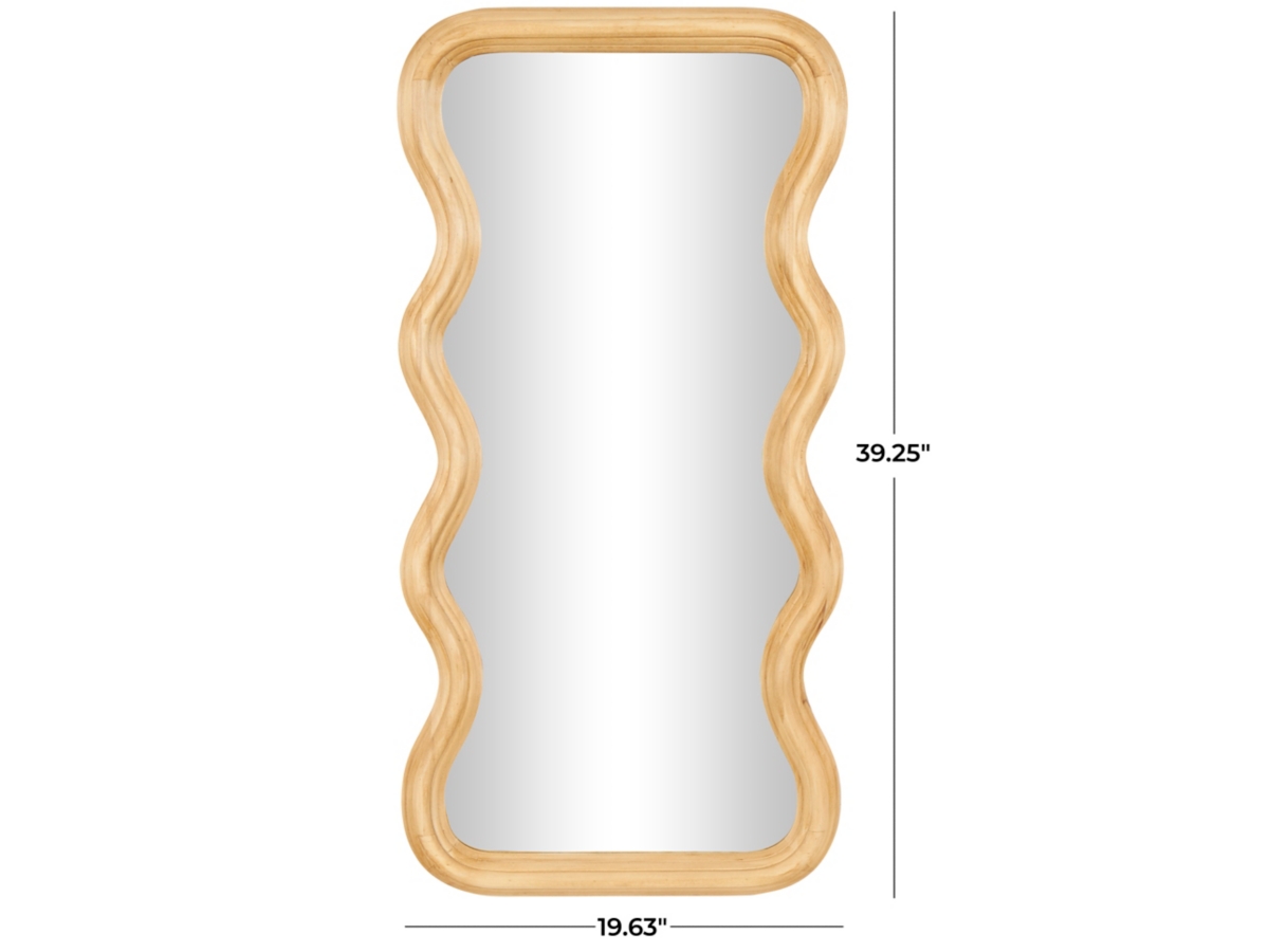 Bayberry Lane Wavy Mirror with Carved Frame | Ashley