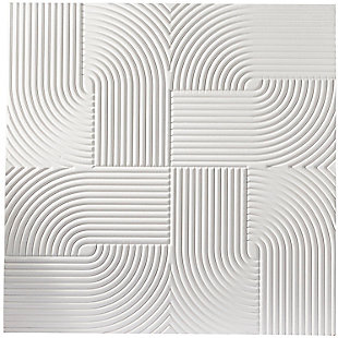 CosmoLiving by Cosmopolitan Carved Geometric Wall Decor 48"W X 49"H, , large