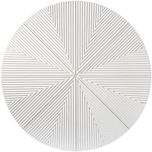 CosmoLiving by Cosmopolitan Carved Radial Geometric Wall Decor 48"W X 49"H, , large
