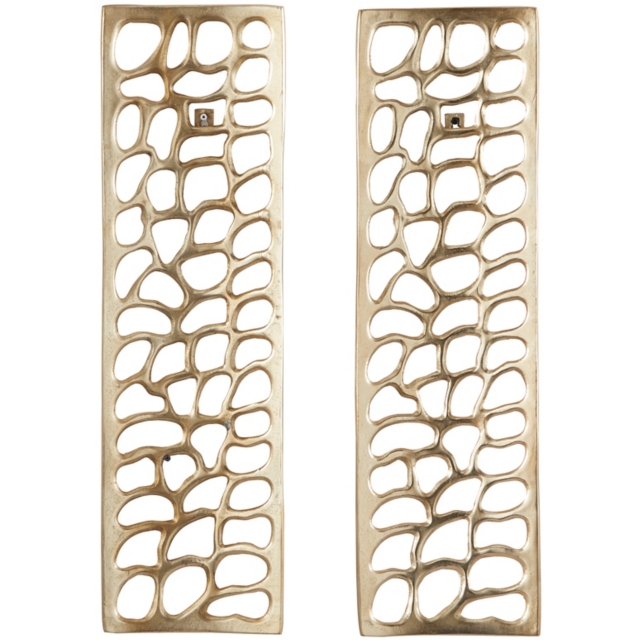 Bayberry Lane Abstract Cutouts Wall Decor (Set of 2) 7" W X 22"H