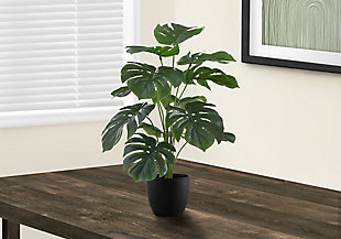 Monarch Specialties Potted Monstera, , rollover