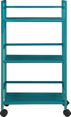 Ameriwood Home Bryson 3 Shelf Metal Rolling Utility Cart, , large