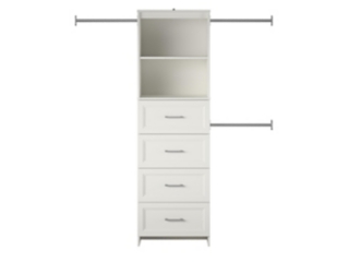 Systembuild Evolution Galora 4 Drawer Closet Storage