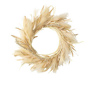 Sullivans 23.5" Plume Grass and Berry Wreath, , large