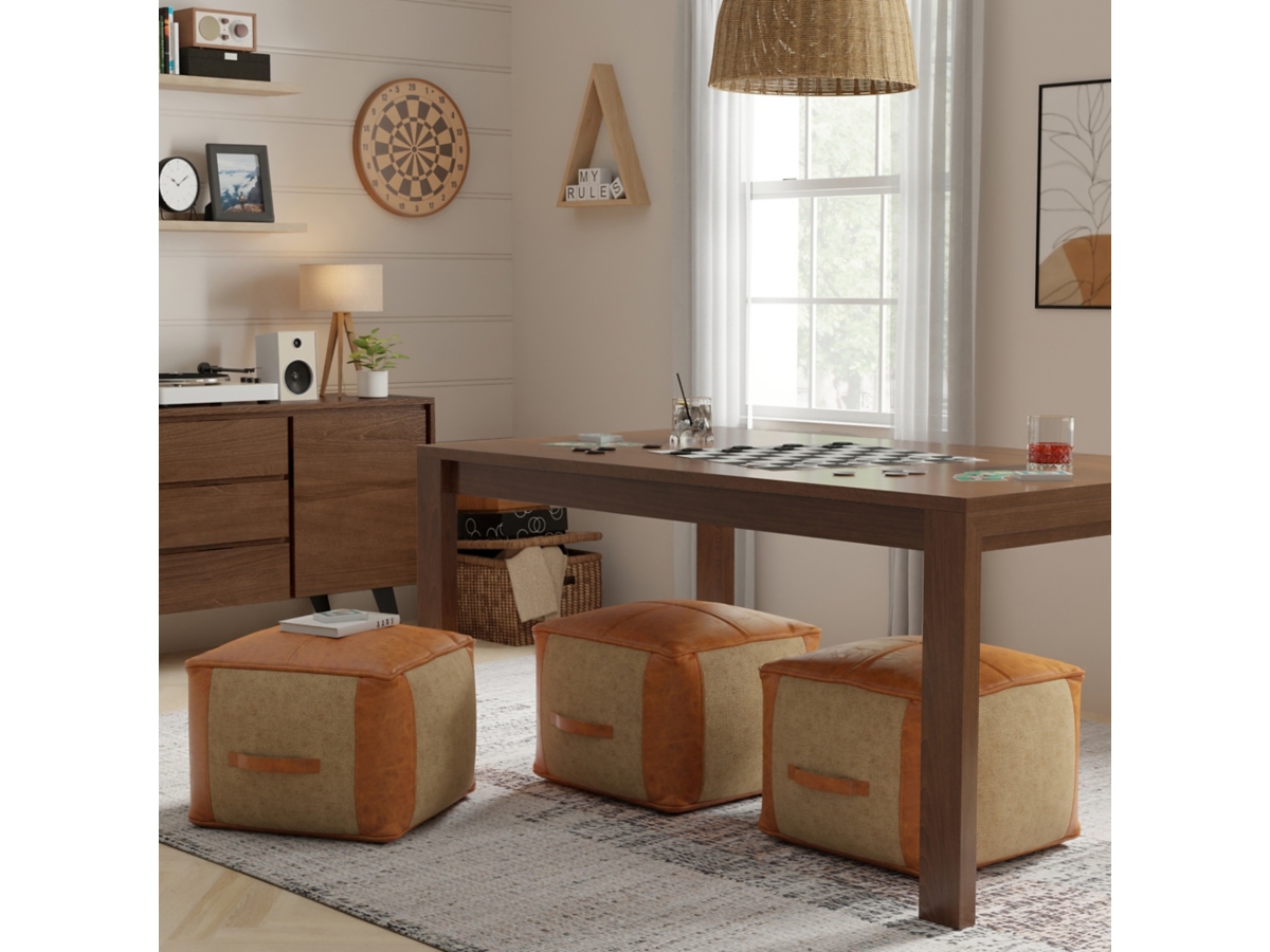 Simpli Home Atkinson Pouf, , large