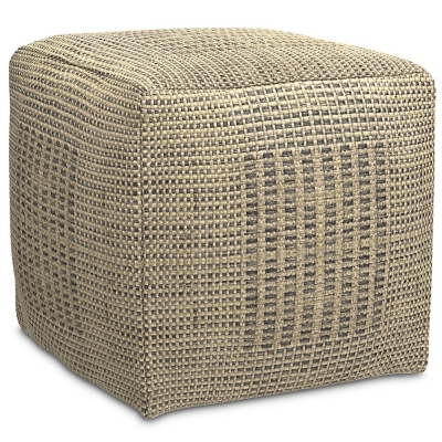 Simpli Home Delilah Pouf, , swatch