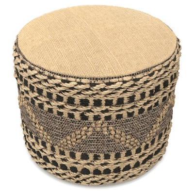 Simpli Home Stella Pouf, , swatch