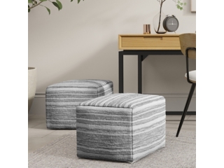 Simpli Home Carina Pouf