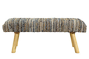Evette Rios Woven Accent Bench, , large