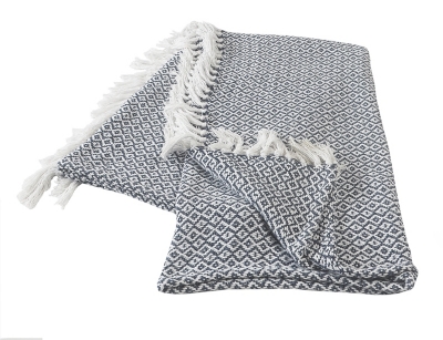 Rhombus Diamond Throw Blanket, , large