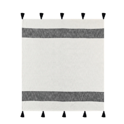 Borderline Striped Throw Blanket, , large