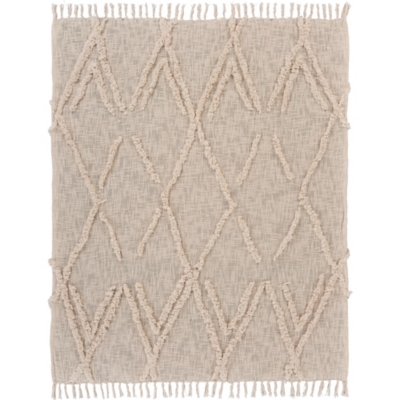 Diamond Muted Geometric Throw Blanket, , large