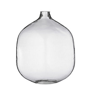 Storied Home Round Tinted Vase, Clear, large