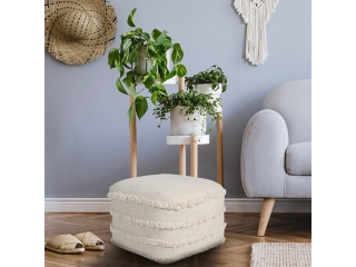 Revelation Striped Pouf