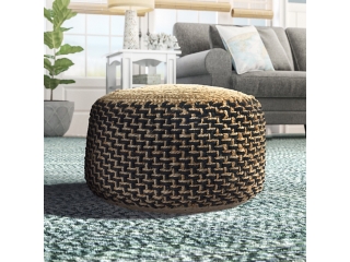 Spruce Geometric Pouf