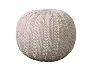 Celtic Cableknit Pouf