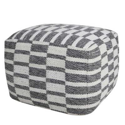 Quincy Geometric  Pouf, , large
