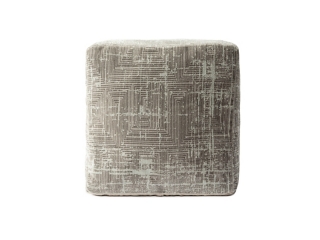 Milano Distressed Geometric Pouf