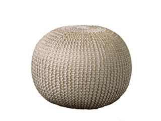Celtic Cableknit Pouf