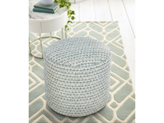 Atlantis Geometric Indoor/Outdoor Pouf