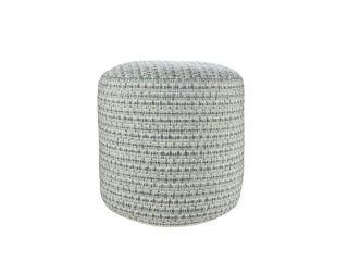 Atlantis Geometric Indoor/Outdoor Pouf