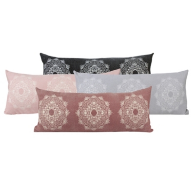 Suvii Home Madeline Lumbar Decorative Throw Pillow, , large