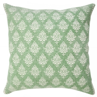 Suvii Home Evelyn Decorative Throw Pillow, Green/White, large
