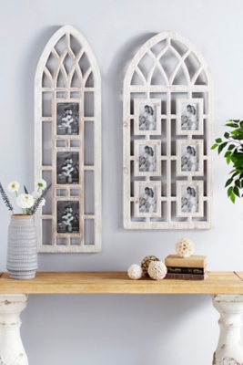 Bayberry Lane 6 Slot Wall Photo Frame 19" x 1" x 41", , rollover