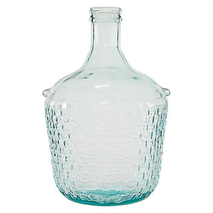 Bayberry Lane Spanish Vase with Bubble Texture, Blue, large