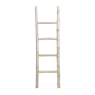 Bayberry Lane 4 Rack Ladder, White, large