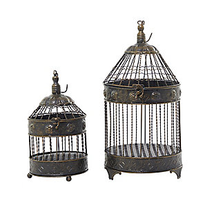 Bayberry Lane Hinged Top Birdcage with Latch and Top Hook (Set of 2), , large