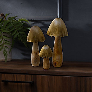 Gerson International Mushroom Figurines (Set of 3), , rollover