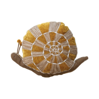 Storied Home Indoor/Outdoor Snail Shaped Pillow, , large