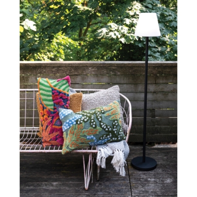 Storied Home Indoor/Outdoor Botanical Lumbar Pillow, , rollover