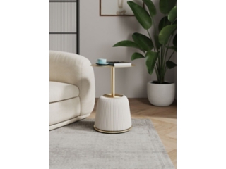 Manhattan Comfort Anderson Leatherette Accent End Table