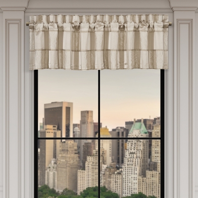 J. Queen New York Brando - Flax Window Straight Valance