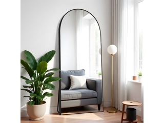 Dulcea Large Full Length Arched Free Standing Body Mirror
