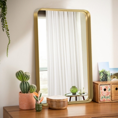 Dulcea 38" Tall Decorative Mirror, Gold, rollover