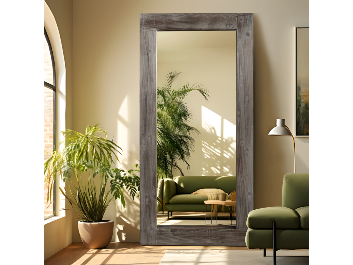 Dulcea Rectangular Framed Full Length Leaning Mirror | Ashley