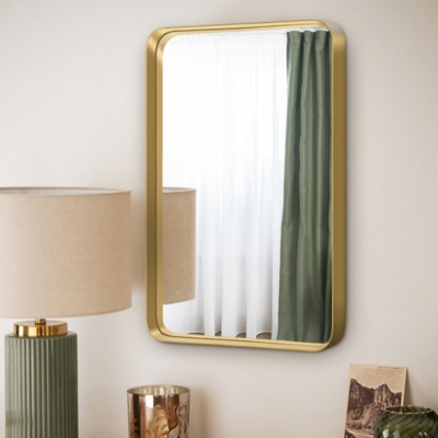 A600081621 Dulcea 34 Tall Decorative Mirror, Gold sku A600081621