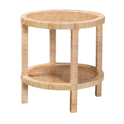 bali & pari Bella Natural Rattan End Table, , large