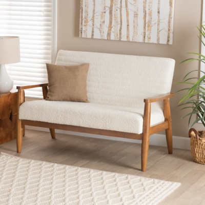 Baxton Studio Stratton Loveseat, , rollover